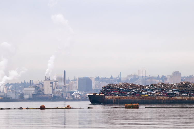Port of Tacoma Scrap Metal Barge